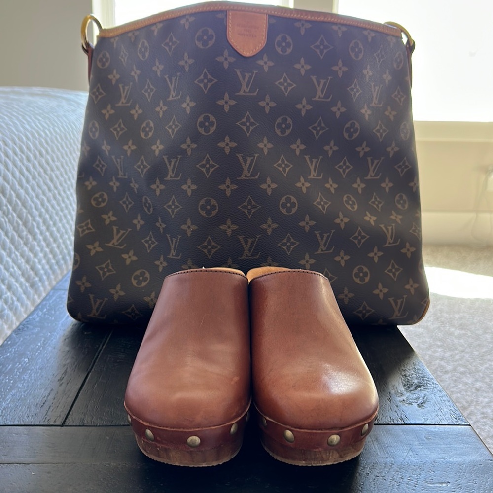 Cordani Brown Leather Mules